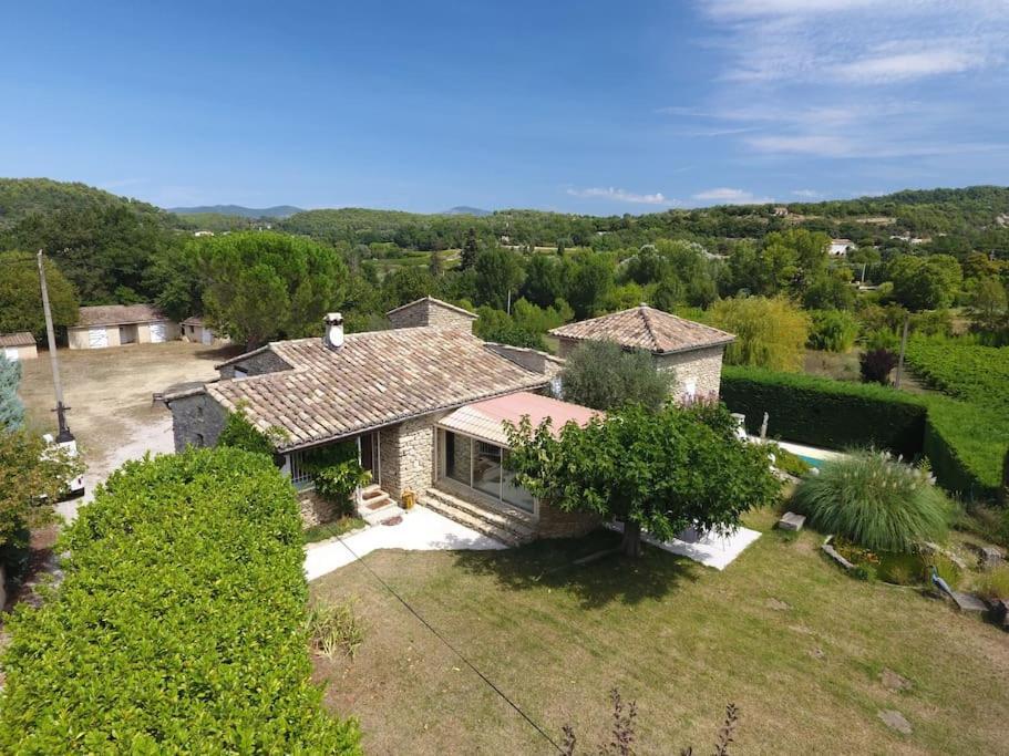 Mas Des Anges - Bastide De 5 Chambres Avec Piscine Entrechaux Dış mekan fotoğraf