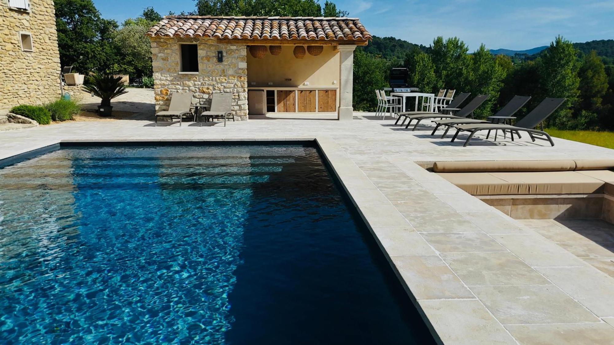 Mas Des Anges - Bastide De 5 Chambres Avec Piscine Entrechaux Dış mekan fotoğraf
